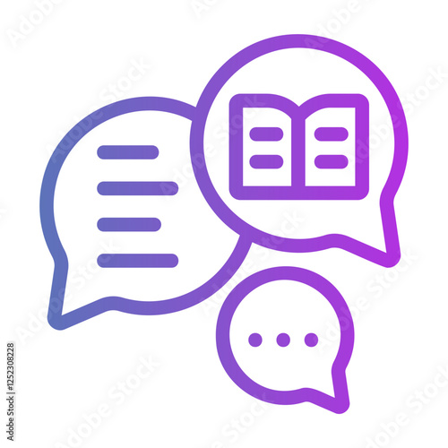 discussion Gradient icon