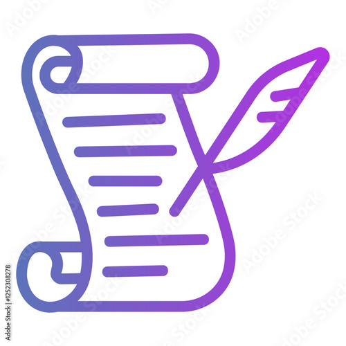 manuscript Gradient icon