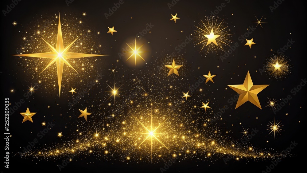 Golden Stars and Sparkling Dust A Celestial Celebration Golden Stars and Sparkling Dust A Celestial Celebration