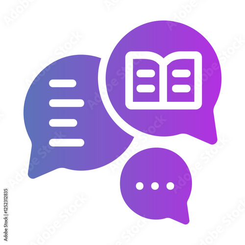 discussion Gradient icon