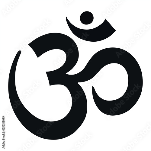 om symbol vector
