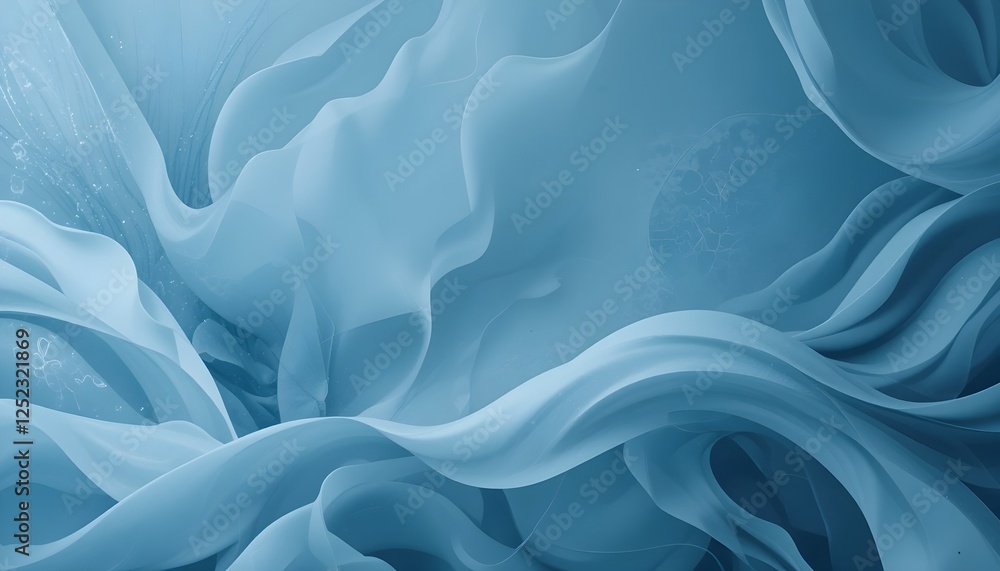 Fototapeta premium A calming blue aesthetic wallpaper with soft tones, perfect for modern, minimalist, and tranquil spaces.