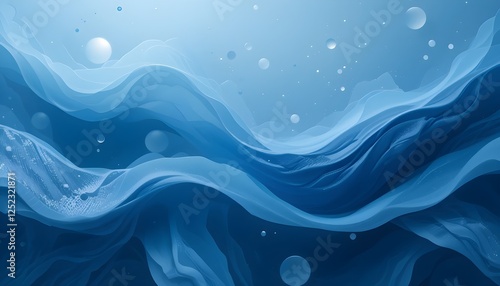 A calming blue aesthetic wallpaper with soft tones, perfect for modern, minimalist, and tranquil spaces.