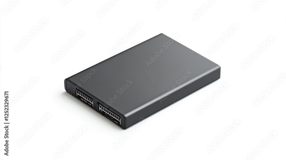 External Battery Pack on White Background External Battery Pack on White Background