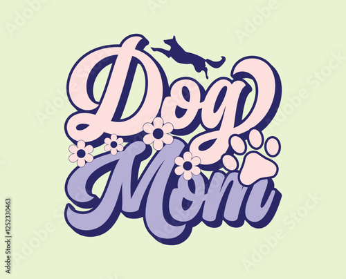 retro dog t-shirt svg design, Retro Dog SVG Bundle, Dog svg, Paw svg, Dog Lover svg, Fur Mama svg, Puppy svg, Dog Quotes Svg, Dog Wavy Svg, Groovy Dog Mom Shirt Svg, paw svg,