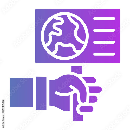 activism Gradient icon