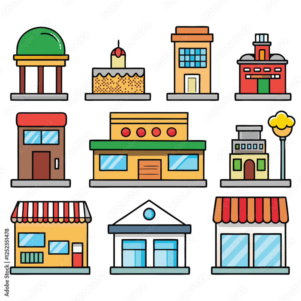 Fototapeta premium vector illustration of a house