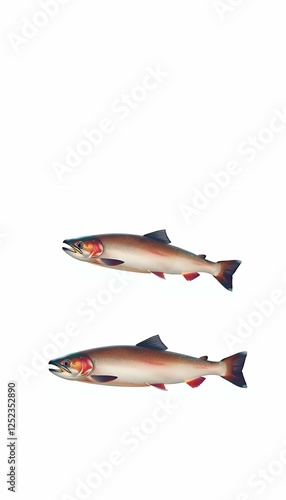 Obraz na płótnie fishing fish atlantic northern background pink salmon river red white salmon salmon fish salmon isolated seafood white trout food fishing background fresh sea illustration raw atlantic diet w salonie