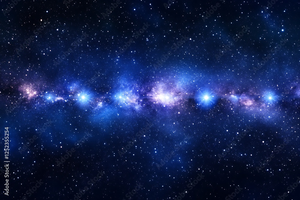 Fototapeta premium Space background with stars