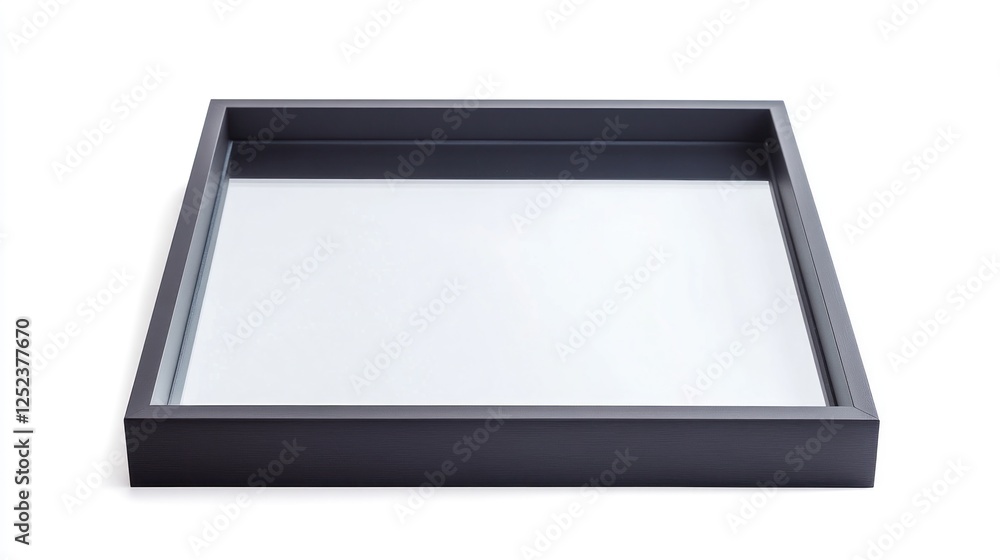 Square black frame on white background, for design mockups Square black frame on white background, for design mockups
