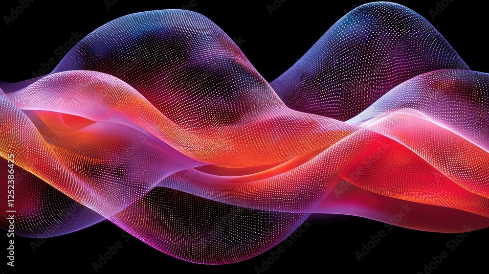 Abstract Colorful Waves of Light and Energy Abstract Colorful Waves of Light and Energy
