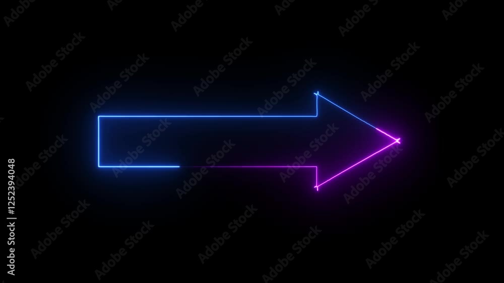 beautiful direction neon arrow loading icon animation background. Arrow icon. Abstract glowing neon arrows black background beautiful direction neon arrow loading icon animation background. Arrow icon. Abstract glowing neon arrows black background