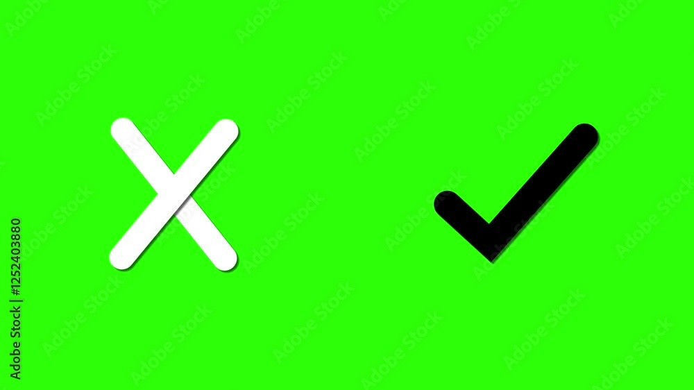 check mark icon animation. Checklist icon symbol footage animated video ...