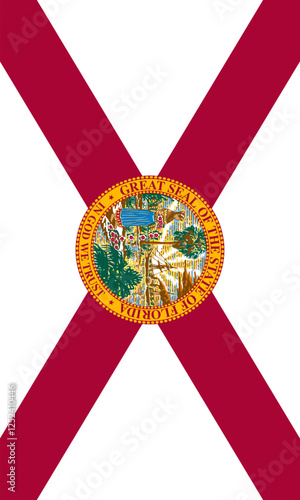 Vertical Florida Flag