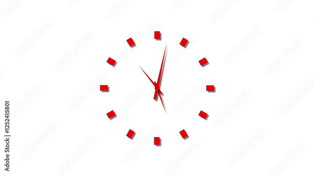 abstract fast clock icon animation. abstract fast clock icon animation.