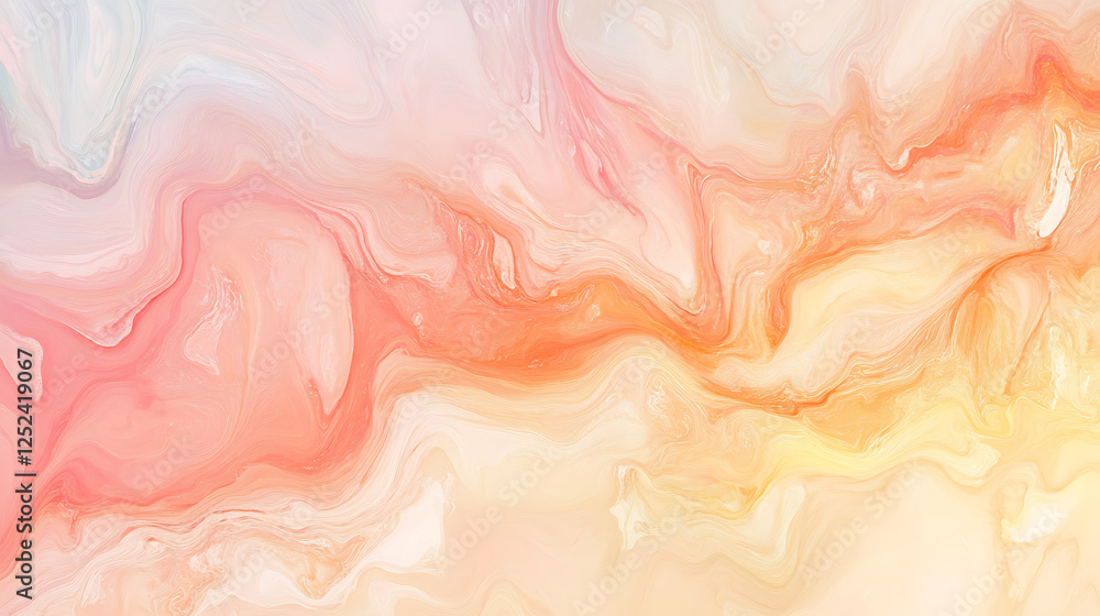 Abstract Swirling Pastel Marble Texture Design Abstract Swirling Pastel Marble Texture Design