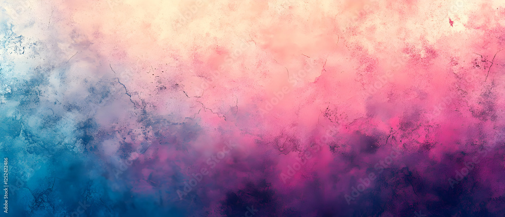 Obraz premium Colorful sky, abstract cloudscape, pastel hues