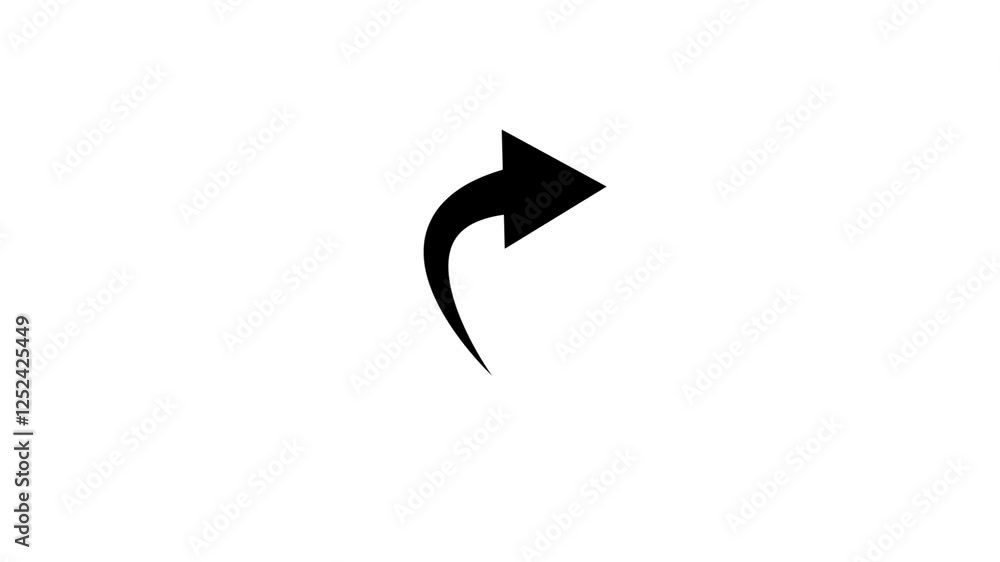 share arrow icon animation.red color share arrow and black background. share arrow icon animation.red color share arrow and black background.