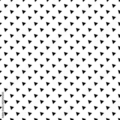 Black Triangle45D Seamless Pattern Tile