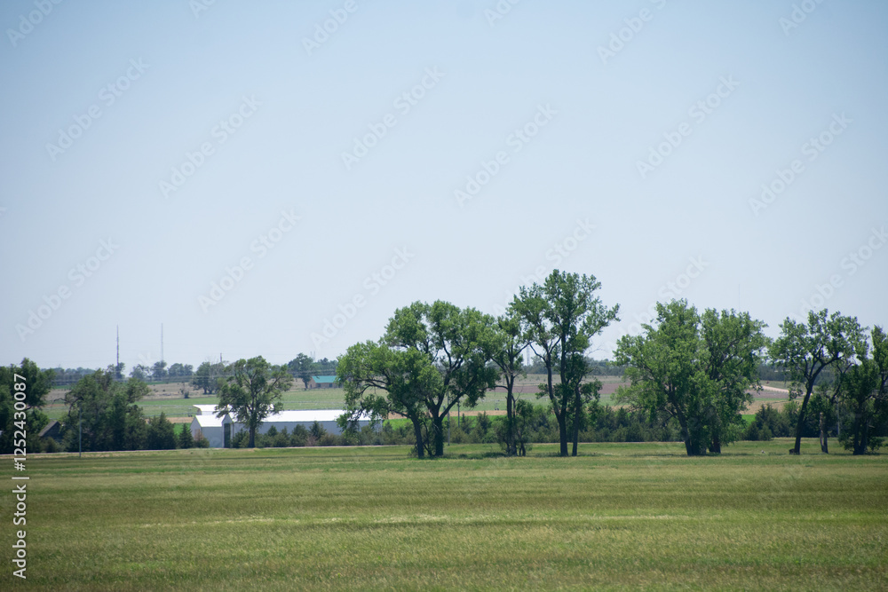 Fototapeta premium Midwest farmland 