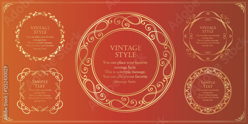 アンティークフレームセット