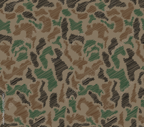 zigzag camofalge seamless pattern  on background