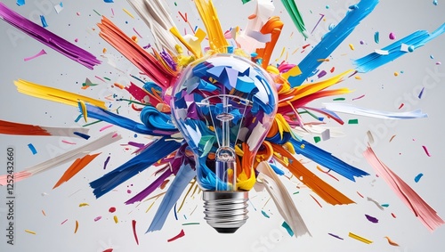 abstract colorful background, Amazing idea