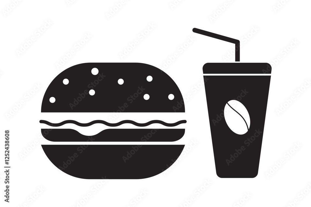 Burger icon vector set. fast food illustration sign collection. food symbol. Burger icon vector set. fast food illustration sign collection. food symbol.