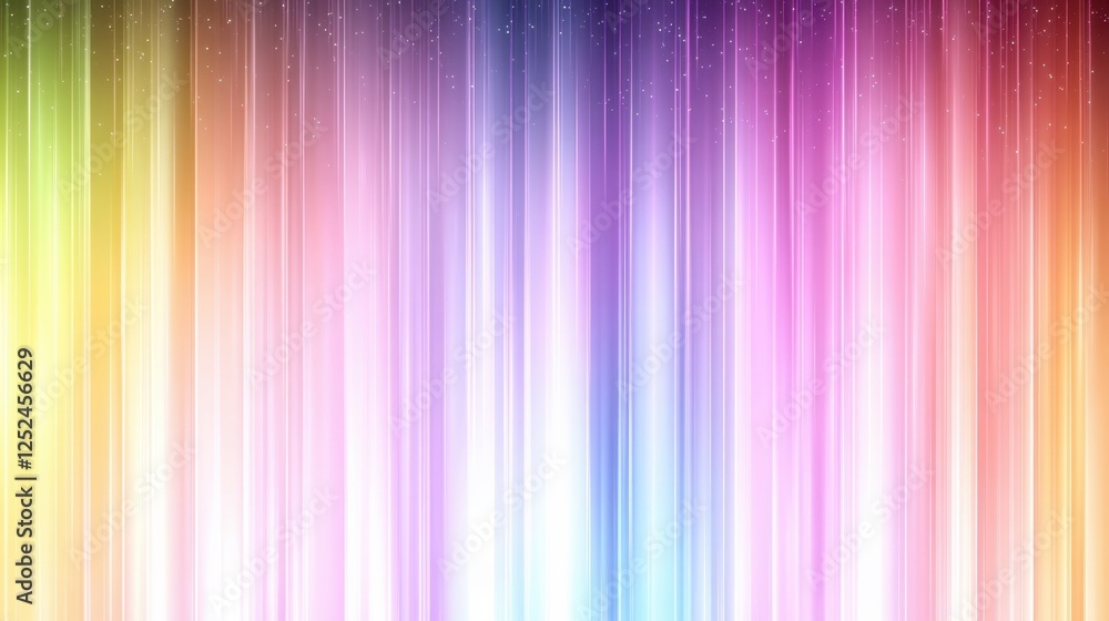Vibrant Colorful Vertical Stripes with Soft Light and Starry Background for Abstract Art and Designs Vibrant Colorful Vertical Stripes with Soft Light and Starry Background for Abstract Art and Designs