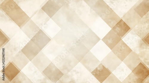 Wallpaper Mural Beige diagonal squares background texture Torontodigital.ca