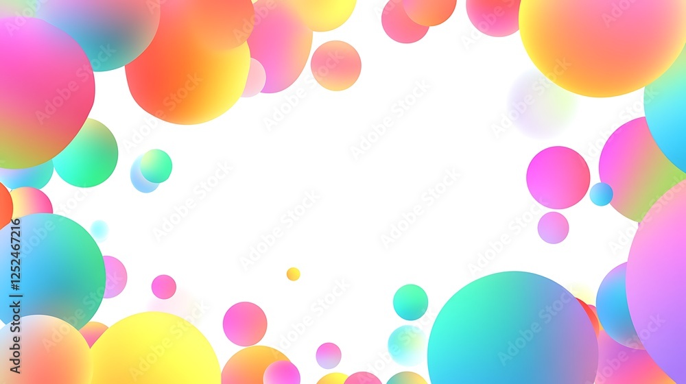 Colorful spheres background, design element Colorful spheres background, design element