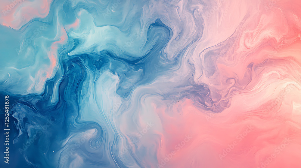 Abstract Swirling Blue and Pink Paint Texture Abstract Swirling Blue and Pink Paint Texture