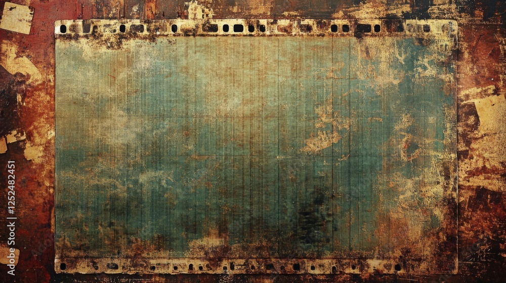 Fototapeta premium Distressed Grunge Texture Background with Rust Effect and Weathered Surface