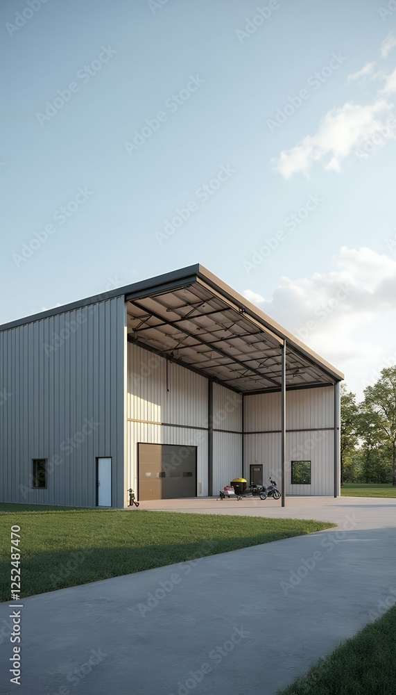 custom made wallpaper toronto digitalcommercial garage building steel straight wall straight wall steel commercial garage building