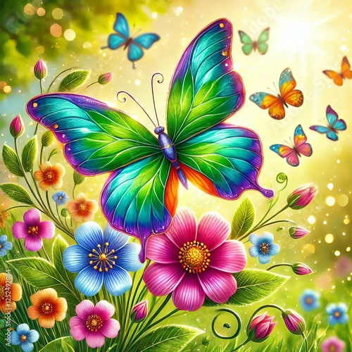 Health Butterfly Leaves