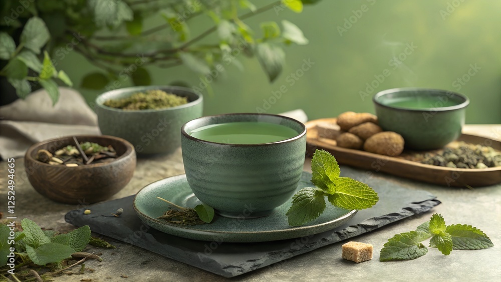 Mint tea, stone, green, dark, background, beverage, freshness, wellness, cups, recipe
Mint tea, stone, green, dark, background, beverage, freshness, wellness, cups, recipe