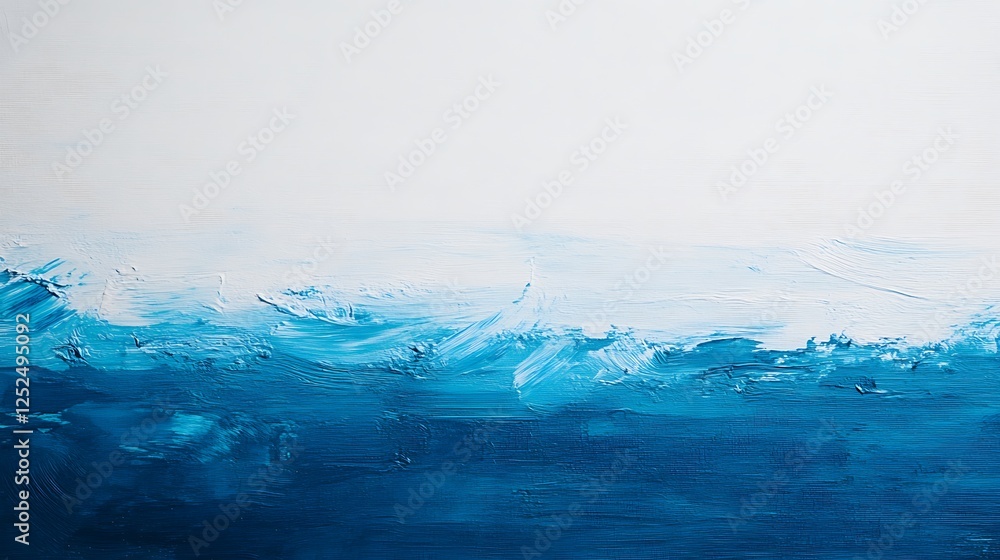 Fototapeta premium Blue abstract paint texture