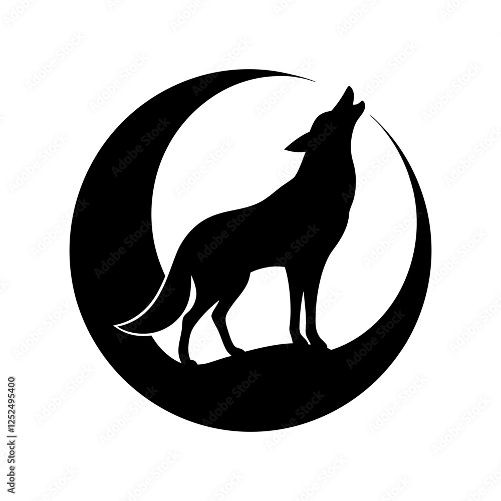 Obraz premium wolf black and white