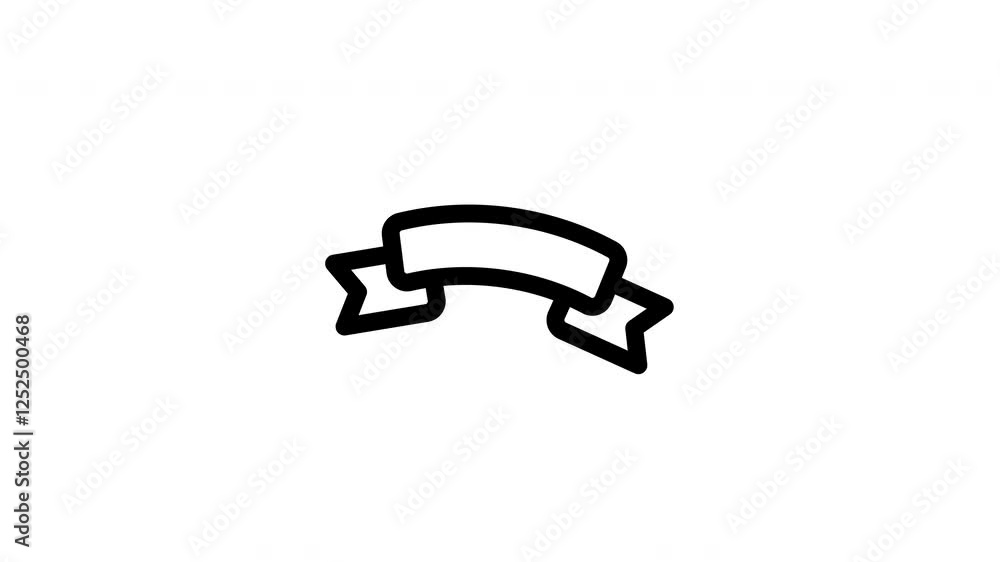 ribbon animated icon ribbon animated icon