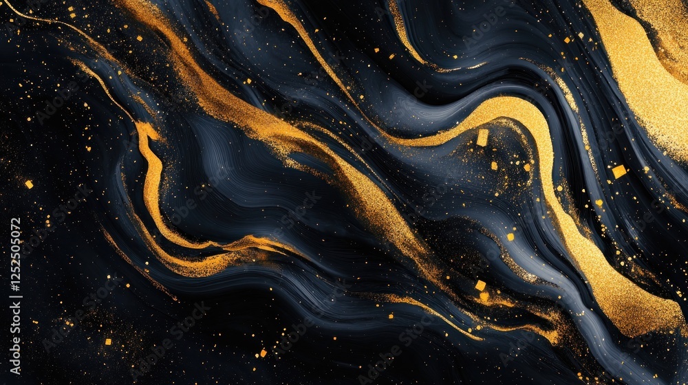 Abstract gold and black marble texture background Abstract gold and black marble texture background