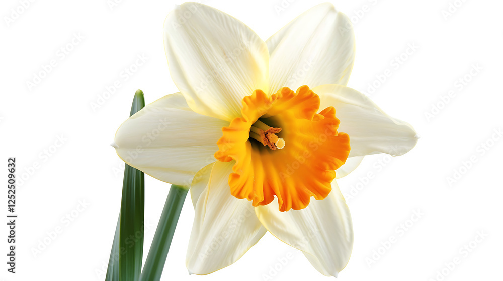 Fototapeta premium flower isolated on white background