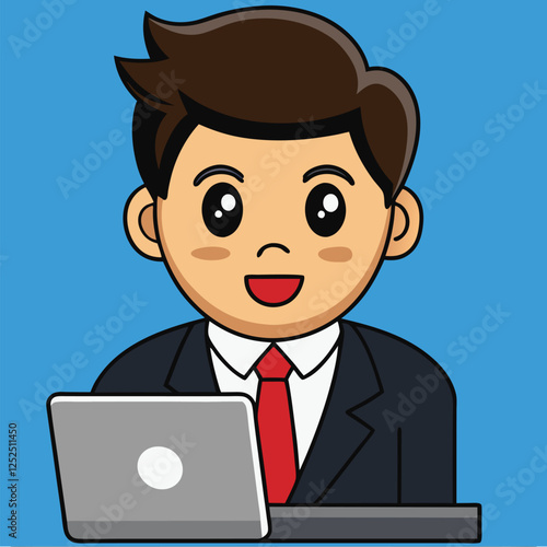 Businessman at his Desk