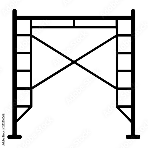 Scaffolding  Icon Element For Design