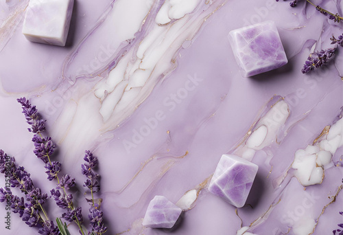 Wallpaper Mural lavender bath salt and soap Torontodigital.ca