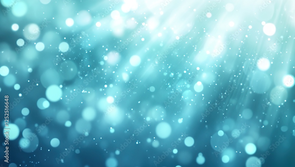 Blue Sparkling Lights Shimmer and Gleam, Creating a Dreamy, Magical Winter Scene with Subtle Movement. Abstract Background for Festive Projects. Blue Sparkling Lights Shimmer and Gleam, Creating a Dreamy, Magical Winter Scene with Subtle Movement. Abstract Background for Festive Projects.