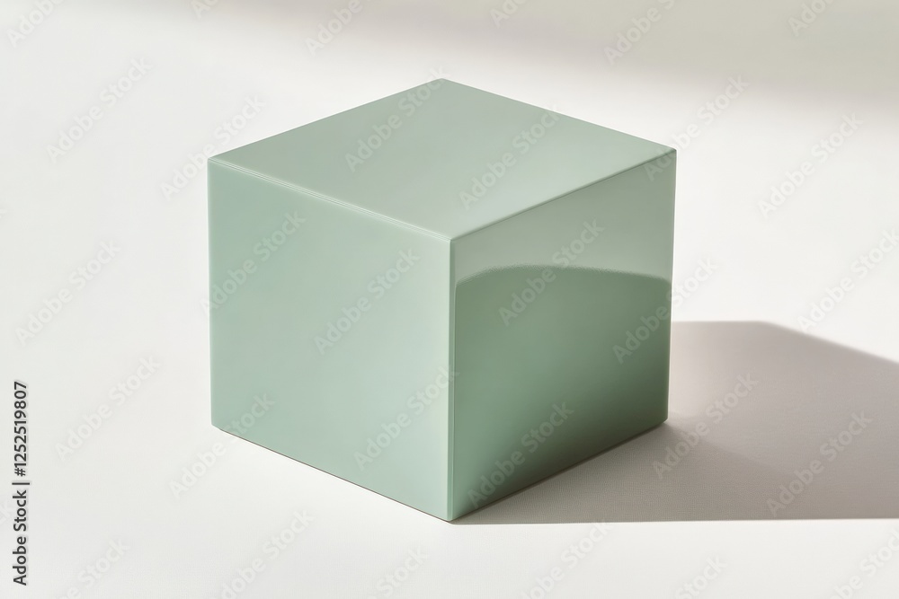 Mockup of smooth green acrylic block with soft matte finish, minimalistic design on light background, modern geometric object with soft lighting and subtle shadow, concept of contemporary art, design, Mockup of smooth green acrylic block with soft matte finish, minimalistic design on light background, modern geometric object with soft lighting and subtle shadow, concept of contemporary art, design,