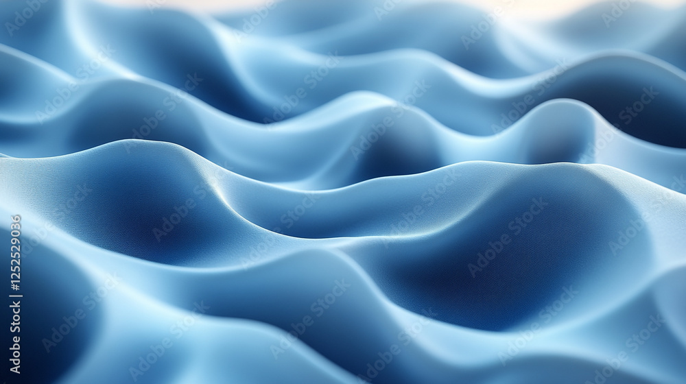 Abstract Blue Wavy Texture Background Design Elegant Smooth Flowing 3D Render Illustration Soft Abstract Blue Wavy Texture Background Design Elegant Smooth Flowing 3D Render Illustration Soft