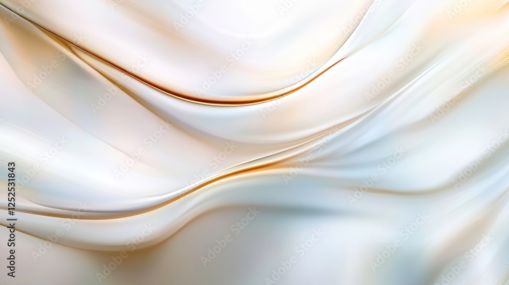 Obraz premium Cream And Gold Fabric Texture Background
