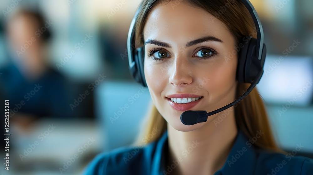 Online Customer Service Representative Assisting Client Through Video Call Online Customer Service Representative Assisting Client Through Video Call