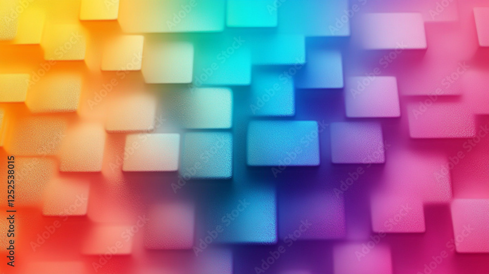 Abstract Colorful Square Pattern Background Texture Design Digital Art Illustration Rainbow Gradient Abstract Colorful Square Pattern Background Texture Design Digital Art Illustration Rainbow Gradient